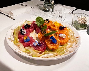 tartare di tonno e salmone